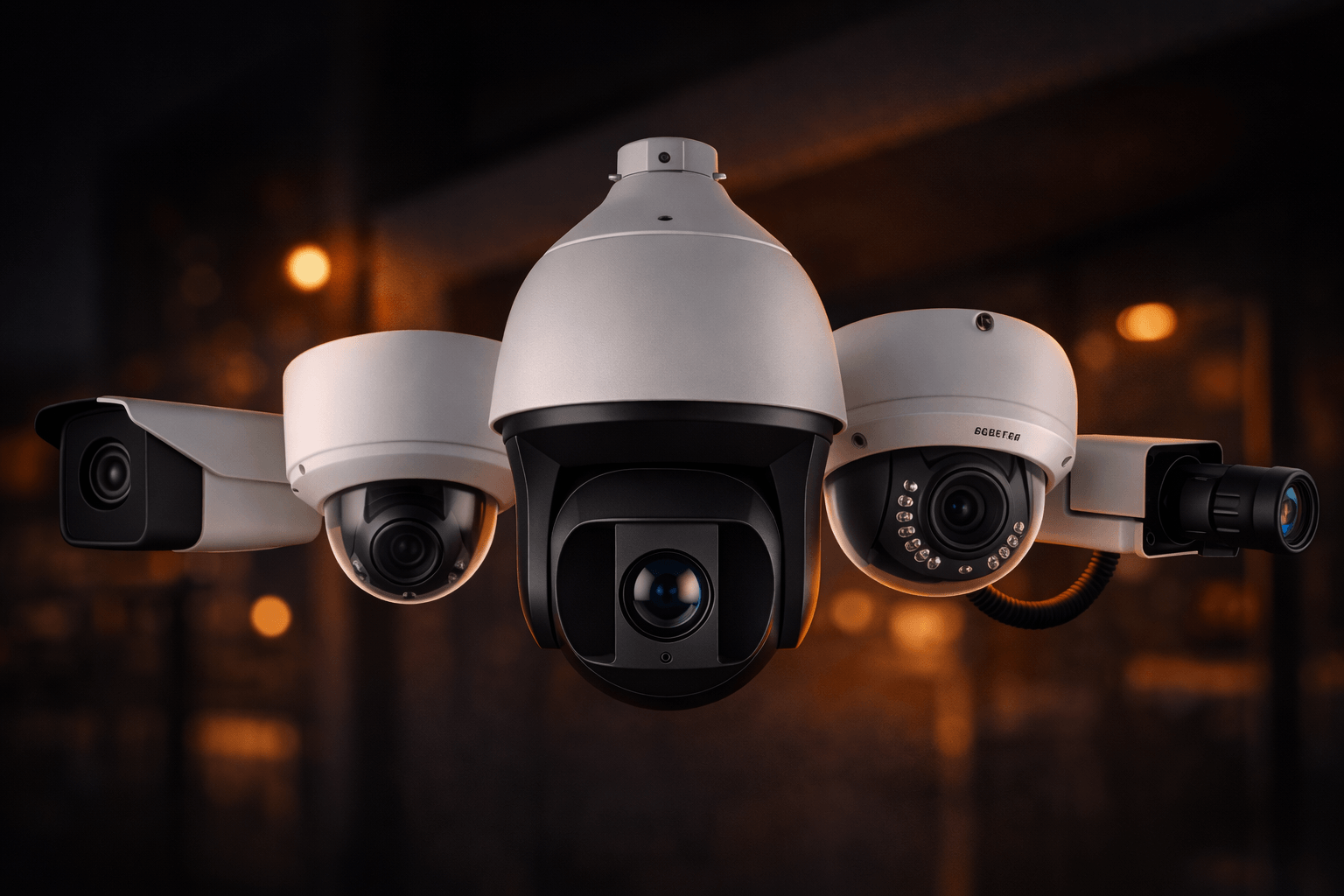 Professional HD CCTV camera systems — full site surveillance coverage