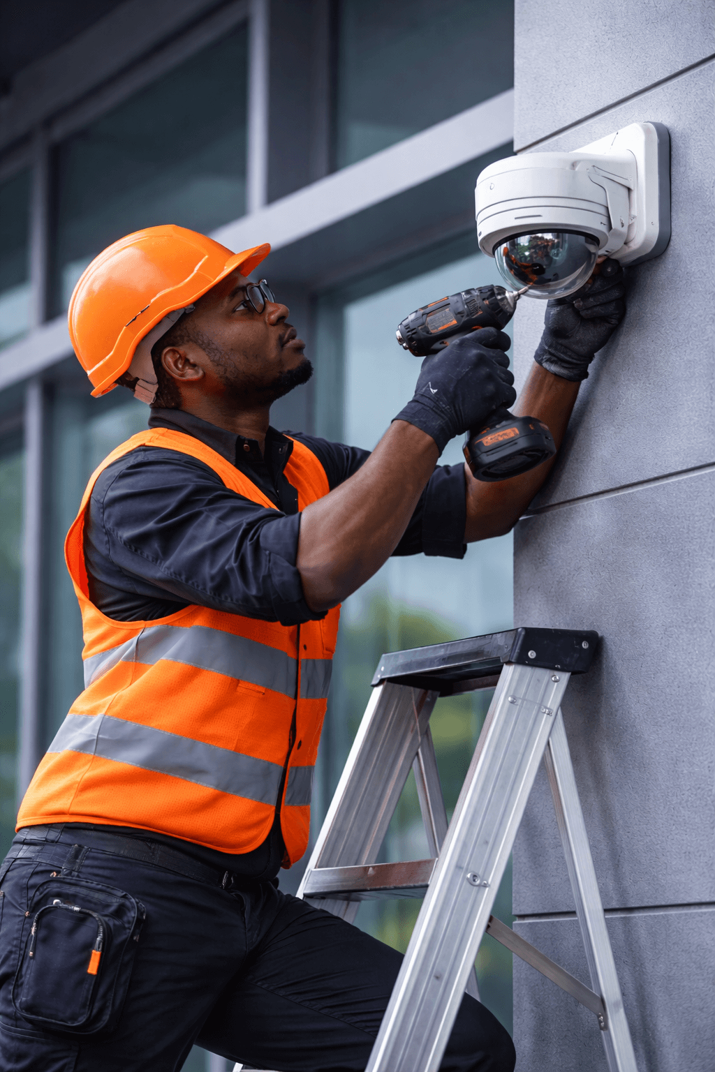 Outdoor camera installation